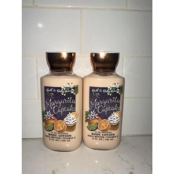 Bath & Body Works Bath & Body Set Of 2 Bath And Body Works Margarita Cupcake Body Lotions